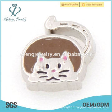 Cravates pour animaux de la mode pour Living Memory Glass Floating Lockets Pendant